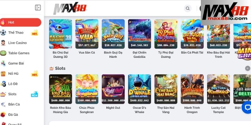 Giới thiệu về MAX88 có rất nhiều điểm mạnh so với đối thủ