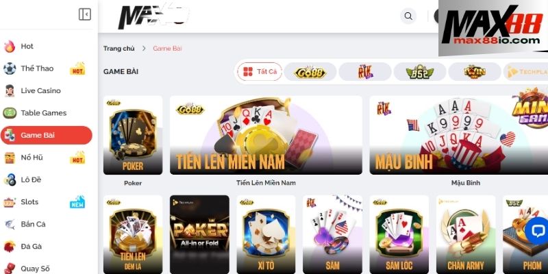 Giới thiệu về MAX88 là sân chơi số 1 Việt Nam với kho game khủng