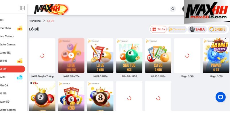 Lô đề Max88 đang là sự lựa chọn của đông đảo anh em cược thủ