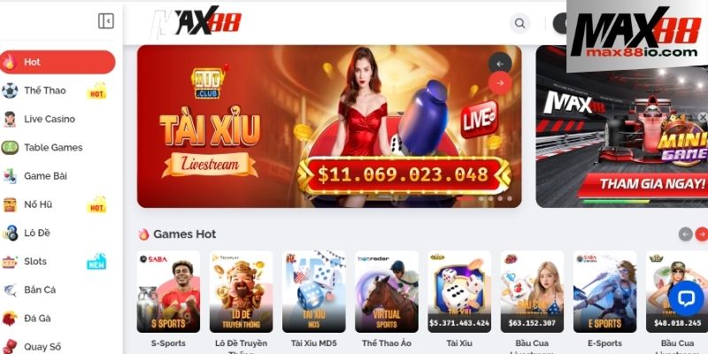Tìm hiểu những giải thưởng và cột mốc đáng tự hào của sân chơi MAX88